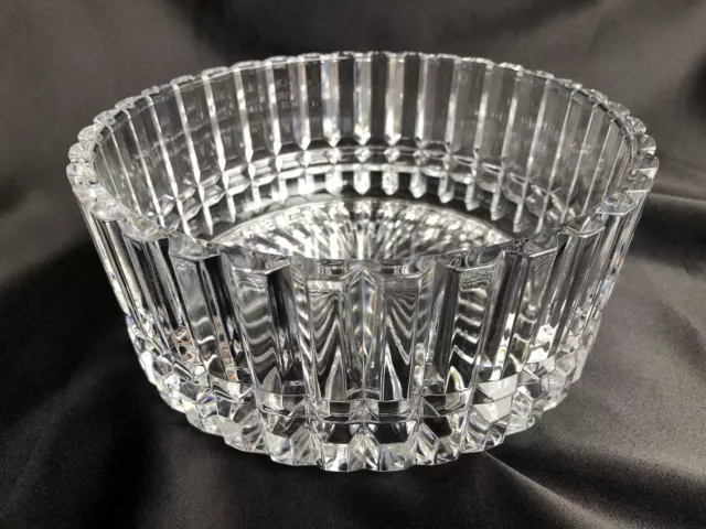 Cristal d’Arques France Montparnasse  9" Lead  Crystal Glass Serving Bowl