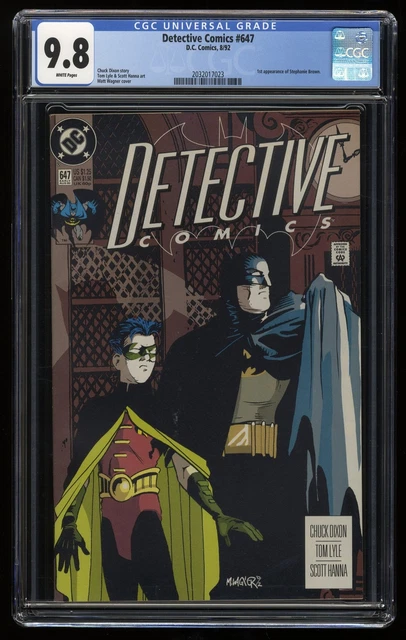 Detective Comics #647 CGC NM/M 9.8 White Pages 1st Stephanie Brown! DC Comics