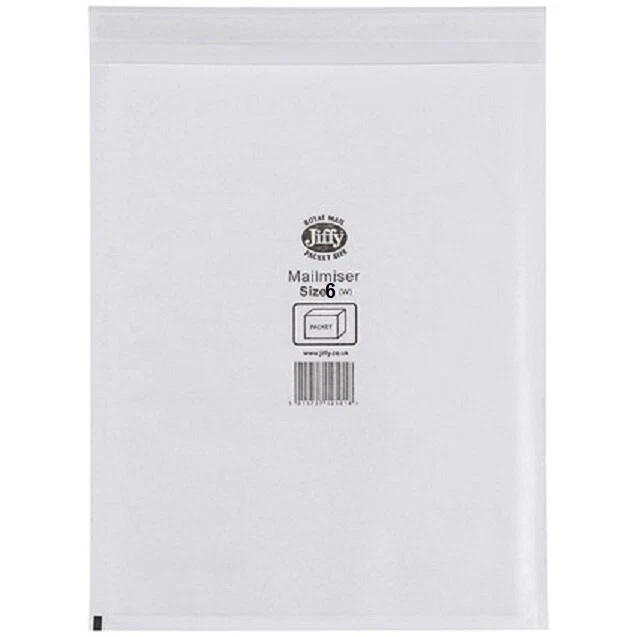 Mailmiser piccolo pacco Jiffy taglia 6 (W) Mailer 290 x 445 mm 100% originale