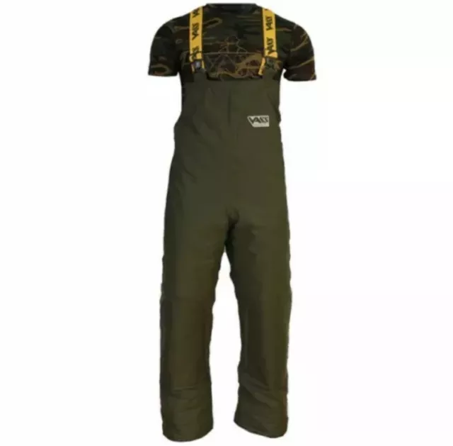 Team Vass 175 ‘Khaki Edition’ Lightweight, Breathable Waterproofs Bib & Brace XL