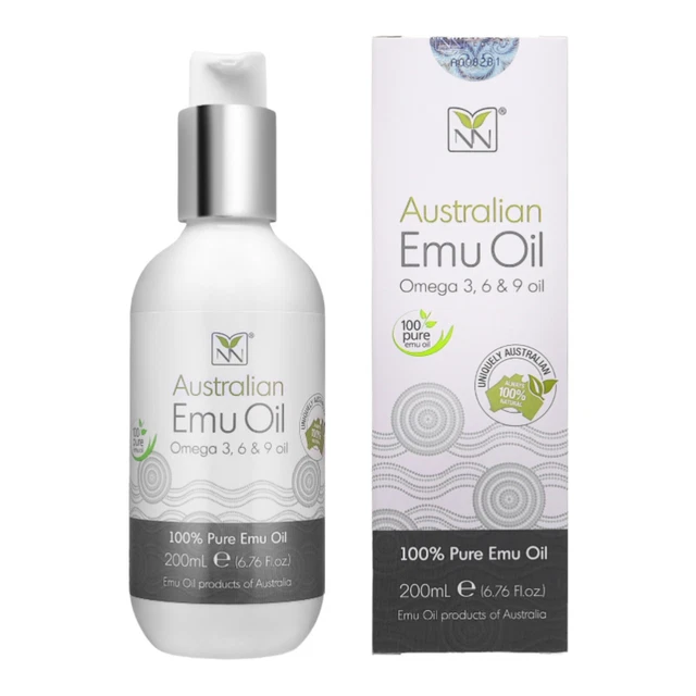 NIB Organic Pharmaceutical 100% Pure Emu Oil | Free Range Aboriginal Omega 3,6,9