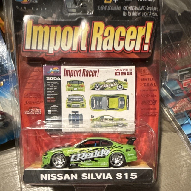 JADA TOYS IMPORT Racer 1/24 Scale Diecast Car Nissan Silvia S15
