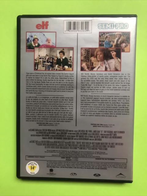 Elf  Semi-Pro - DVD By Will Ferrell - VERY GOOD 001 2