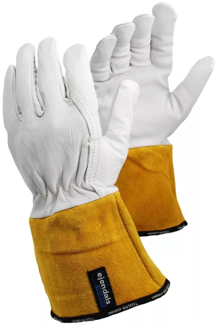 Tegera 130A Tig Mig Leather Welding Heat Resistant Work Gloves S M L XL XXL