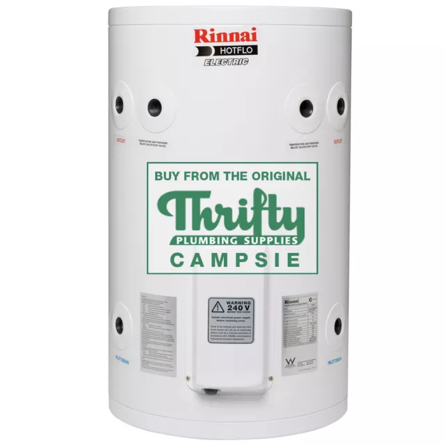 NEW - Rinnai Hotflo 50L Plug-in Electric Hot Water Heater 2.4kW EHF50S24P