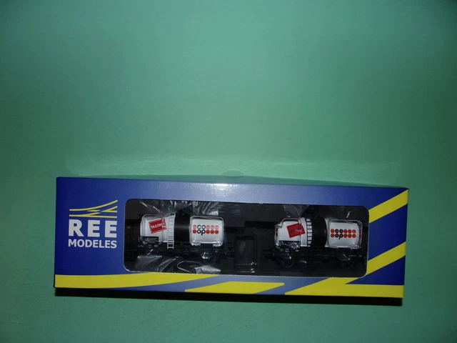 REE MODELES Coffret 2 Wagons Citerne OCEM 29 SIMOTRA Wb 043