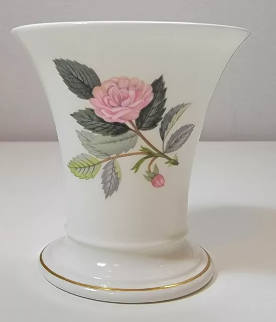 Vintage Wedgwood Hathaway Rose Vase. Bone China England