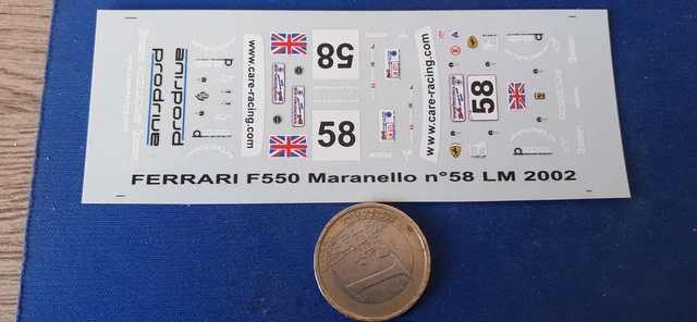 Décalcomanies Ferrari 400 SA Superfast 1/43 – Occasion, Pour Modèles Réduits