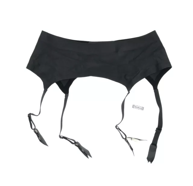 Wolford Satin Stocking Belt Black Hose L11227 Women’s Size Small