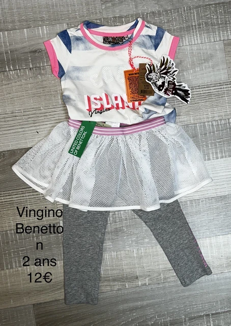 Lot De Vêtements Fille 7-8 Ans (Benetton, GAP, H&M) - Occasion Très Bon état