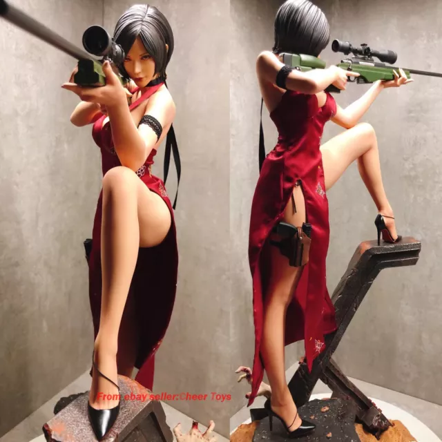 GREEN LEAF Resident Evil Ada Wong Sexy 1/4 Resin Statue GLS006 Model Cast  Off