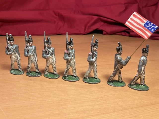Quiralu Lote De 13 Jinetes Americanos & 2 Paracaidistas Franceses Soldados 55MM | eBay