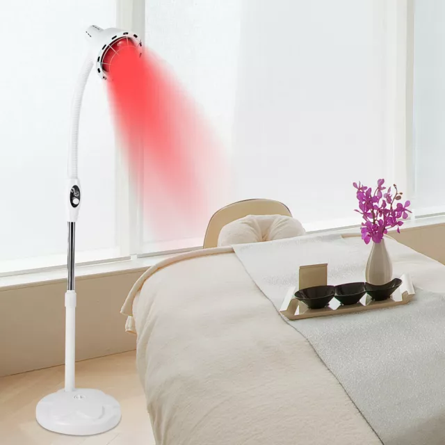 275W 360° lámpara infrarroja lámpara de calor foco infrarrojo lámpara roja con soporte