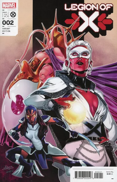 Legion of X #2 2022 Unread Will Sliney Variant Cover Marvel Comic Book
