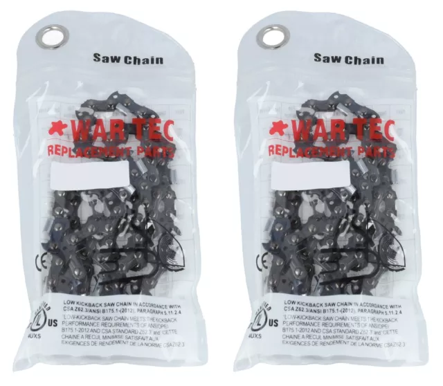 16" Chainsaw Saw Chain  Pack Of 2 Chains Fits STIHL MS180 MS181 018 020 020T