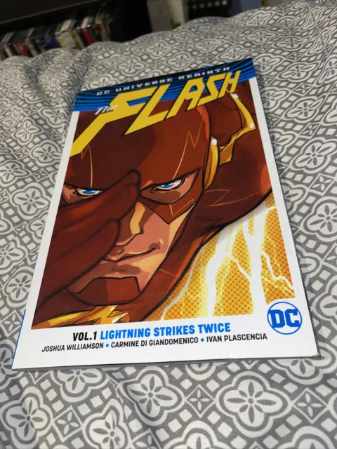 The Flash Vol 1 Lightning Strikes Twice DC universe Rebirth graphic novel comic