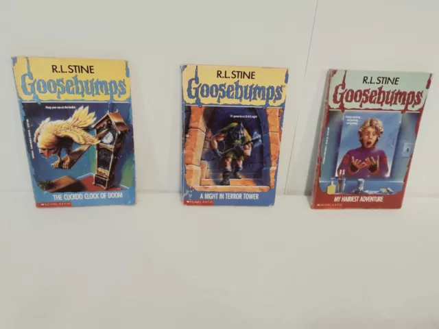 RL Stine Goosebumps Books Bulk Lot  X 11 2