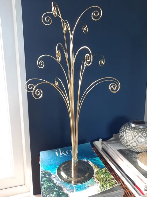 Past Times Gold Metal Tree For Decortion Hanging (boxed) 520mm New Never Used
