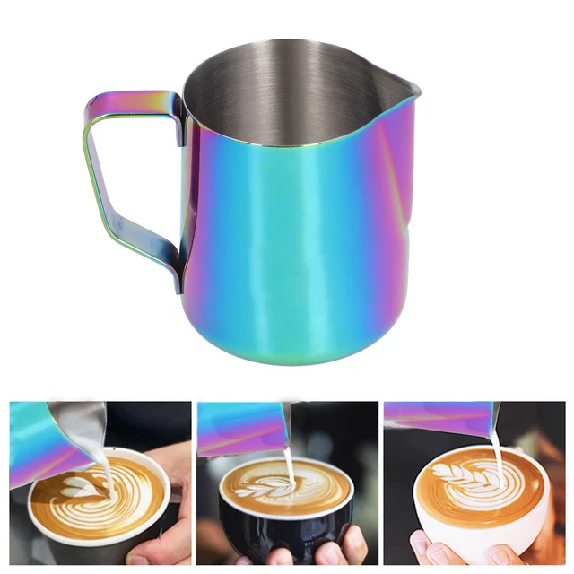 Pichet à Lait Inox 304 – 750 Ml – Pour Mousser Le Lait, Latte Art, Expresso