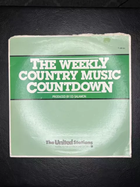 The Weekly Country Music Countdown 3-LP Radio Show EX-NM Vinyl & Cues 5/11/1984 2