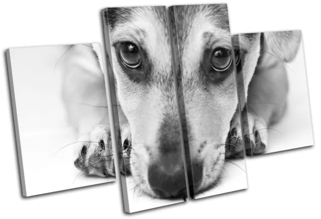 Puppy Dog Pet Animals MULTI TOILE murale ART Photo Print