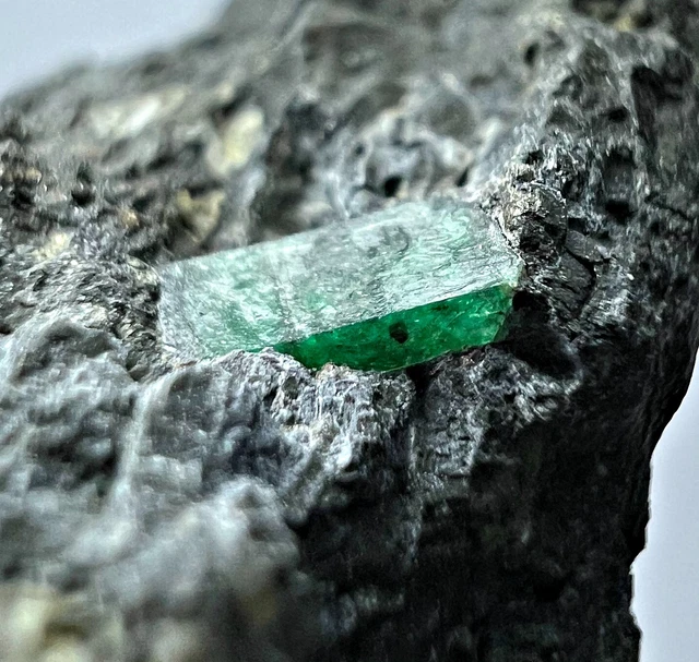 168 CT Full & Terminated Top Green Emerald Crystals on Matrix @ Panjshir AFG