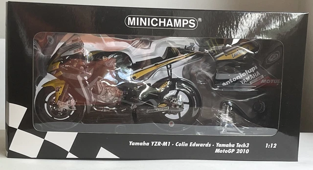 Minichamps Yamaha YZR-M1-2 Figurine de vélo et d'équitation L.Hamilton V.Rossi-Valencia Test 2019 Multicolore 122194446