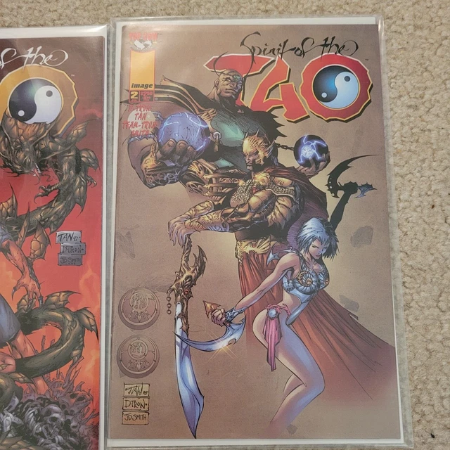 Spirit of the Tao #1 #2 #3 VF/NM D-Tron Top Cow Image Comics 1998 Lot Full Run 3