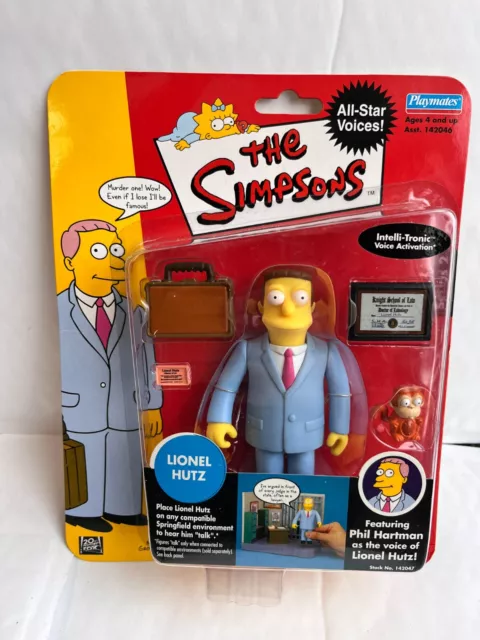 Brandneu In Verpackung Playmates Interactive Die Simpsons All Star Serie Lionel Hutz Figur Wos