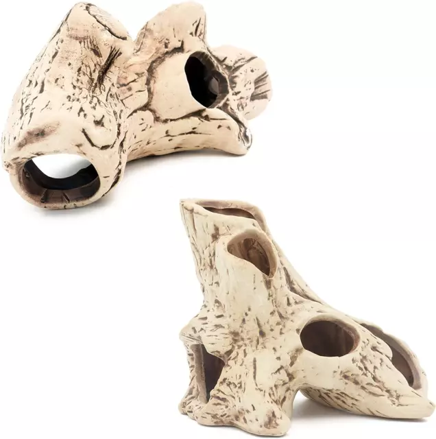 Aquarium Decor Rock Caves Hideaway for Shrimp Cichlid Betta Fish Hideout Decor