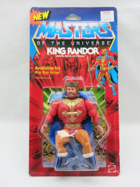 MOTU, De Colección, KING RANDOR, Masters of the Universe, SIN USAR, Sellado, Claro, He Man