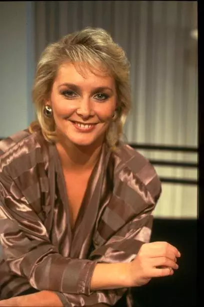 Television presenter and singer Cheryl Baker 1989 OLD TV PHOTO