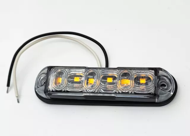 2 x LED Blitzlicht Warnleuchte 4 Modi Frontblitzer Strobe Straßenräumer 12V 24V 2