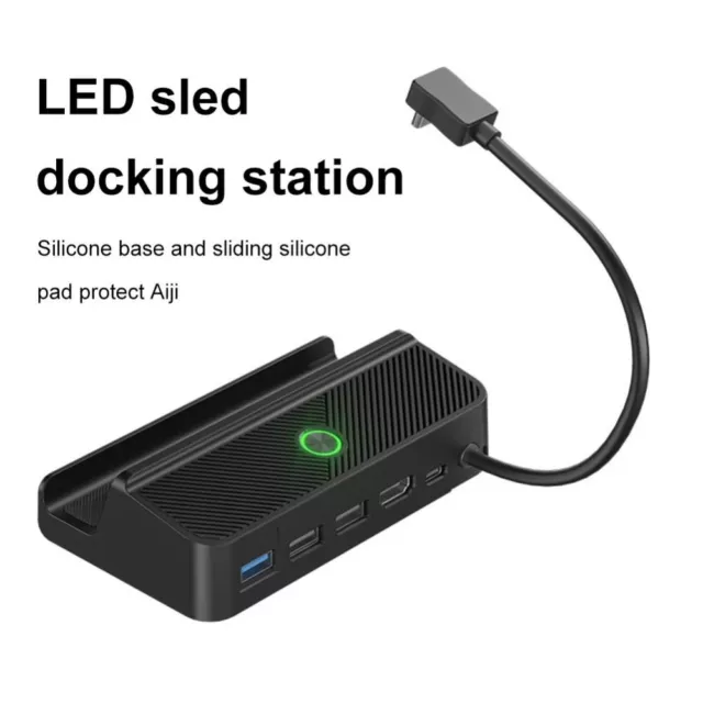 RGB USB-Hub Ladegerät Station Video konverter TV-Basis ständer For Steam Deck