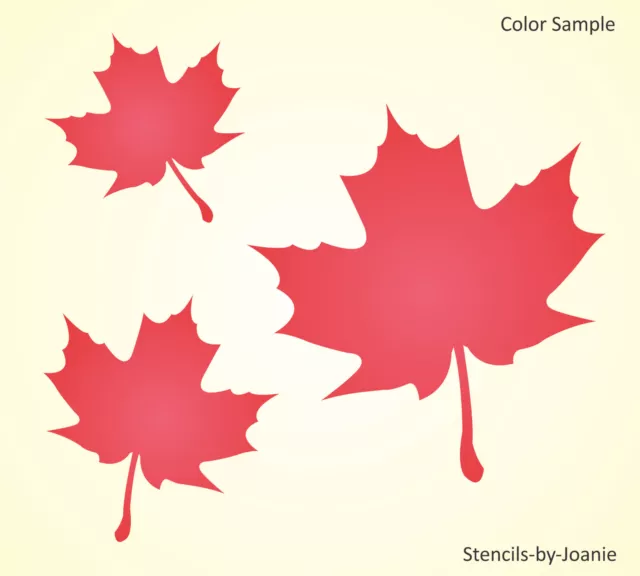 Maple Leaf STENCIL Lodge Cabin Home Autumn Fall Harvest Tree DIY Craft Art Signs