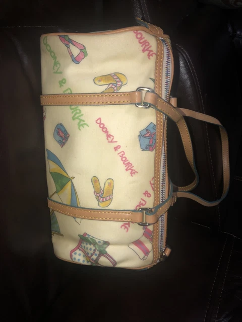 Dooney & Bourke Shoulder Hand Bag Purse Beach Theme