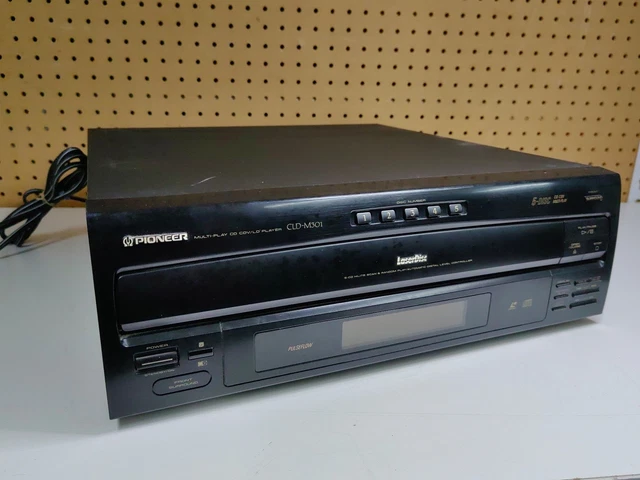 Lecteur Pioneer CLD-M301 – Laserdisc/CDV 5 Disques – Testé Et Fonctionnel – Sans Télécommande
