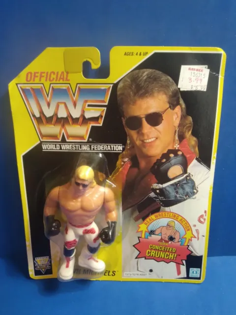 WWF Shawn Michaels HASBRO series 7 Wrestling Figure WWE  1993 Yellow Sealed ]