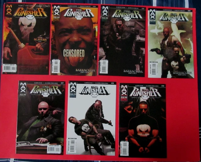 The Punisher Max #30 34 35 36 37 38 39 - Garth Ennis - Tim Bradstreet 2006