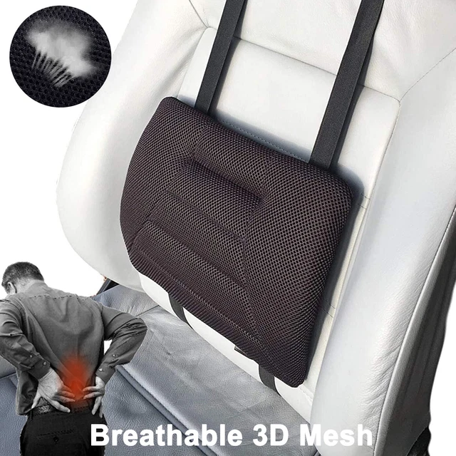 Big Hippo Lumbar Support Pillow for Office Chair Car Seats Back Pain Relief Pad
