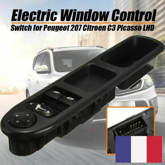 Interrupteur Fenêtre Contrôle Latérale 6554QC Pour Citroen Picasso Peugeot 207