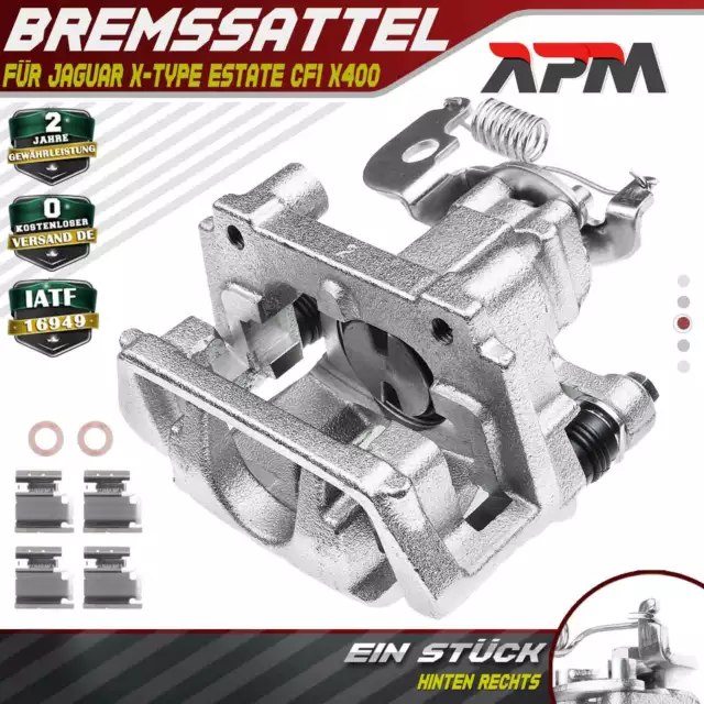 Bremssattel mit Halter Hinten Rechts für Jaguar X-Type Estate CF1 X400 Ø=38 mm