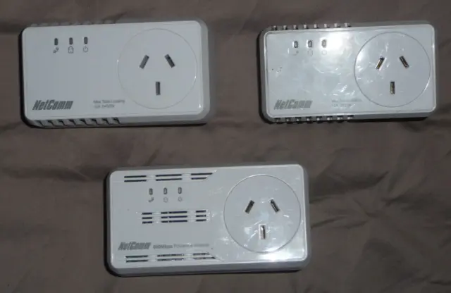 NETCOMM 500 Mbps Powerline Adapter AC Pass-Through Lot