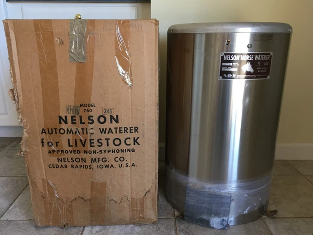 Nelson Automatic Livestock Waterer, Model 760 24s, Free Standing
