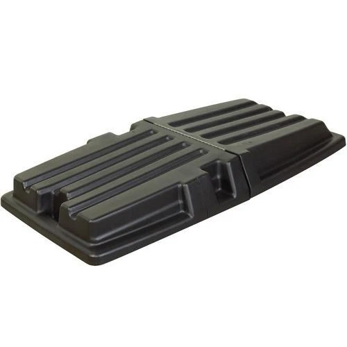 Domed Tilt Truck Lid, 1 1/2 Cubic, Black, 1/Each