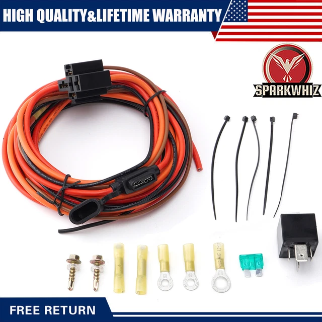 ELECTRIC FUEL PUMP Relay Kit Fuel Pump Wiring Harness Relay Bypass 40