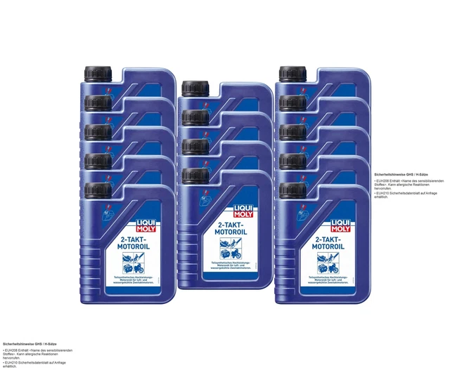 LIQUI MOLY 14X1 Liter 2TaktHochleistungsMotorenöl selbstmischend