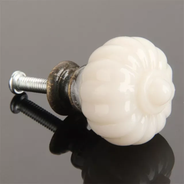 1pc Cabinet Handle Knob Cupboard Dresser Drawer Vintage Pumpkin Pull Hardware