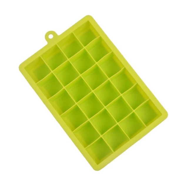 24 cavità silicone a forma quadrata fai da te caramelle cupcake gelatina stampo schienale