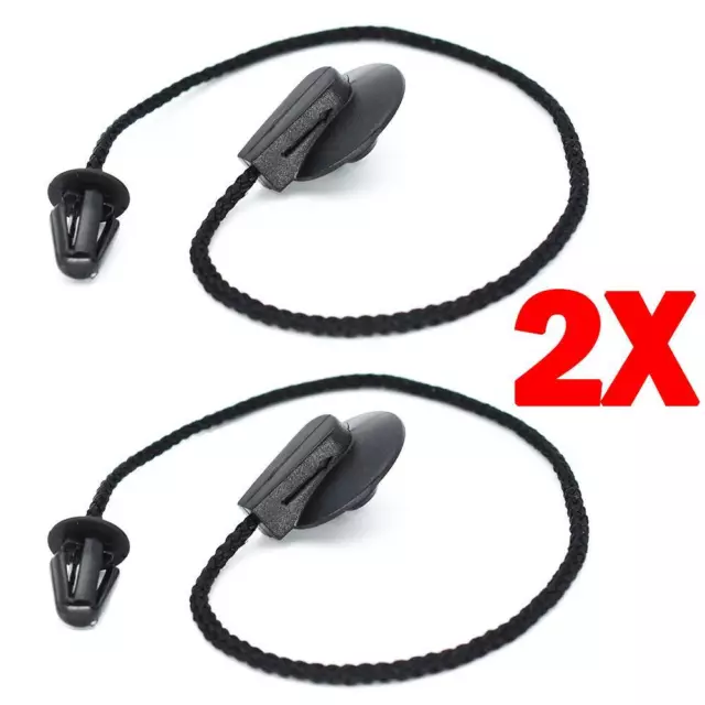 2X For FORD FOCUS MK3 2011-18 Parcel Shelf Tray Cover string strap rope clips
